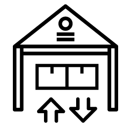 Icon Receipt/shipping of goods and storage